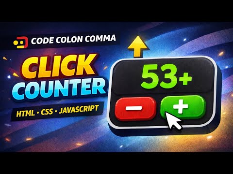 Click Counter Html Css Javascript Mini Project