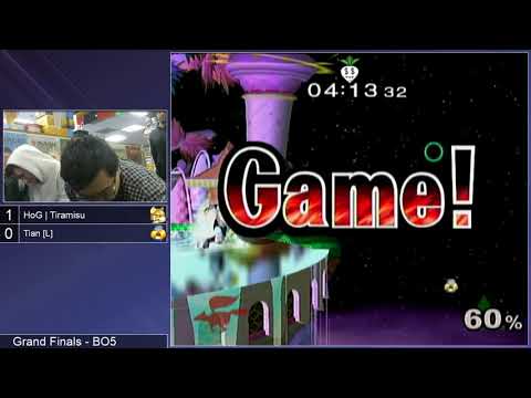 GSS 105 SSBM - HoG | Tiramisu (Fox) vs. Tian [L] (Sheik, Samus) - Melee GF