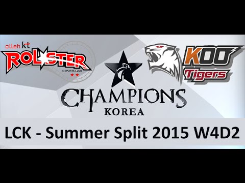 KT vs KOO LCK Champions Summer Split 2015 W4D2 KT Rolster vs Koo Tigers Game 1 Highlights