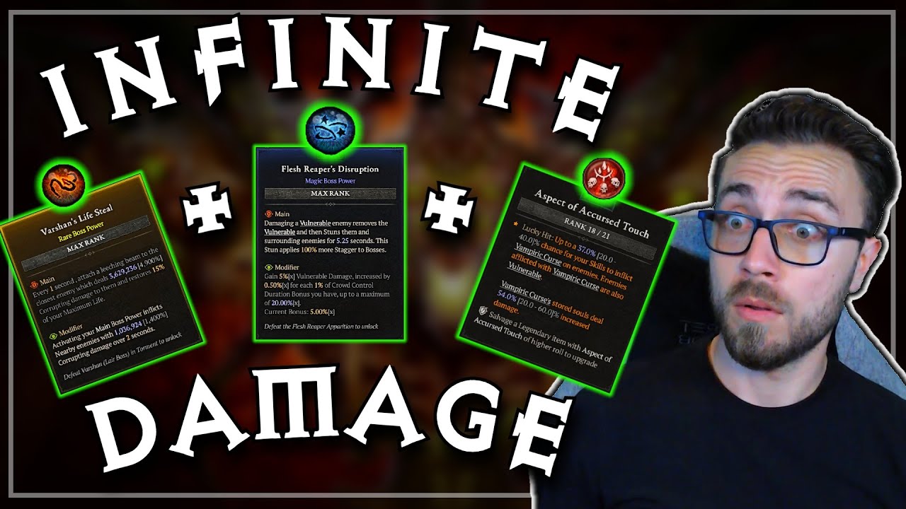 Infinite Damage For Any Build REVEALED! Boss Powers Are Busted! - Diablo 4 Season 8 - YouTube