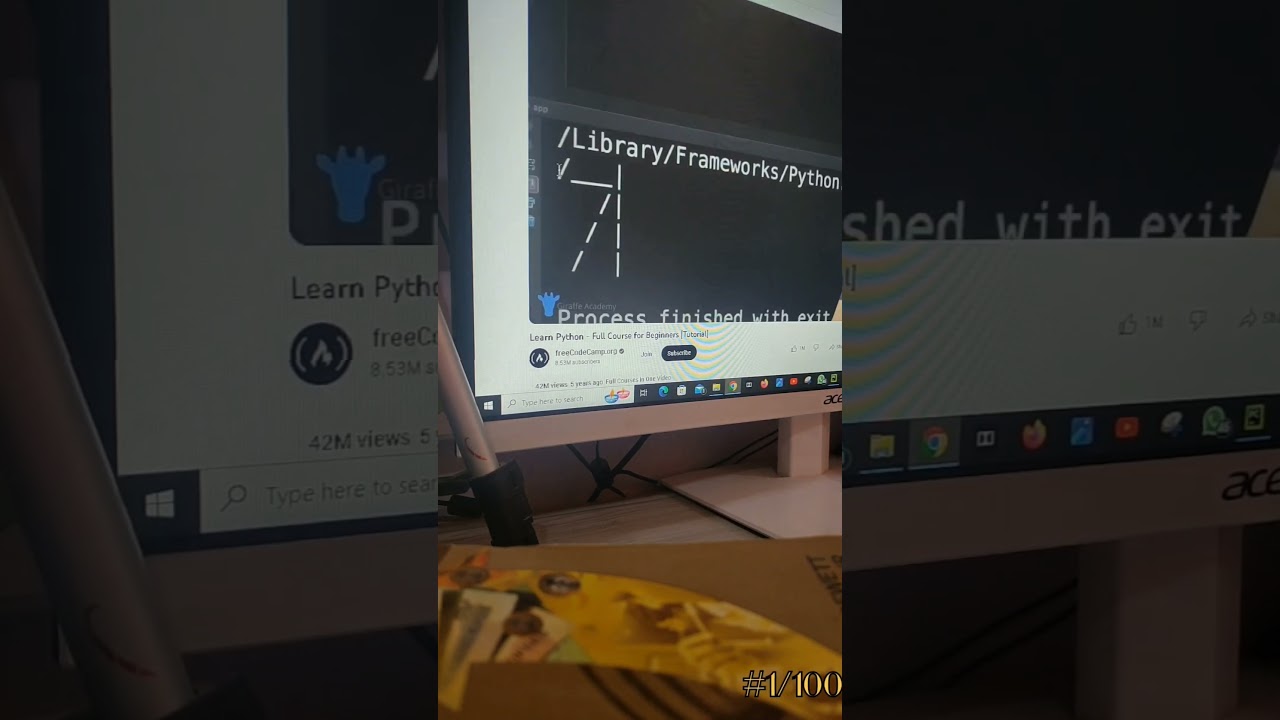 Day 1 of 100 day coding challenge  #100daysofcode #100daysofcodechallenge