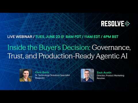 Resolve Agentic Resolution Fabric
