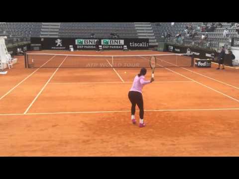 Serena Williams in allenamento #ibi16