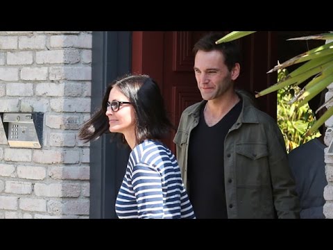 Courteney Cox And Johnny McDaid So In Love At Joel Silver's Malibu Beach Party