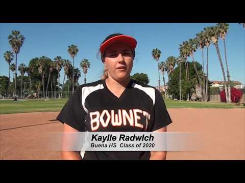 Kaylie Radwich  Class of 2020 (Pitcher) - Softball Skills Video