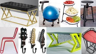 Modern metal furniture design ideas