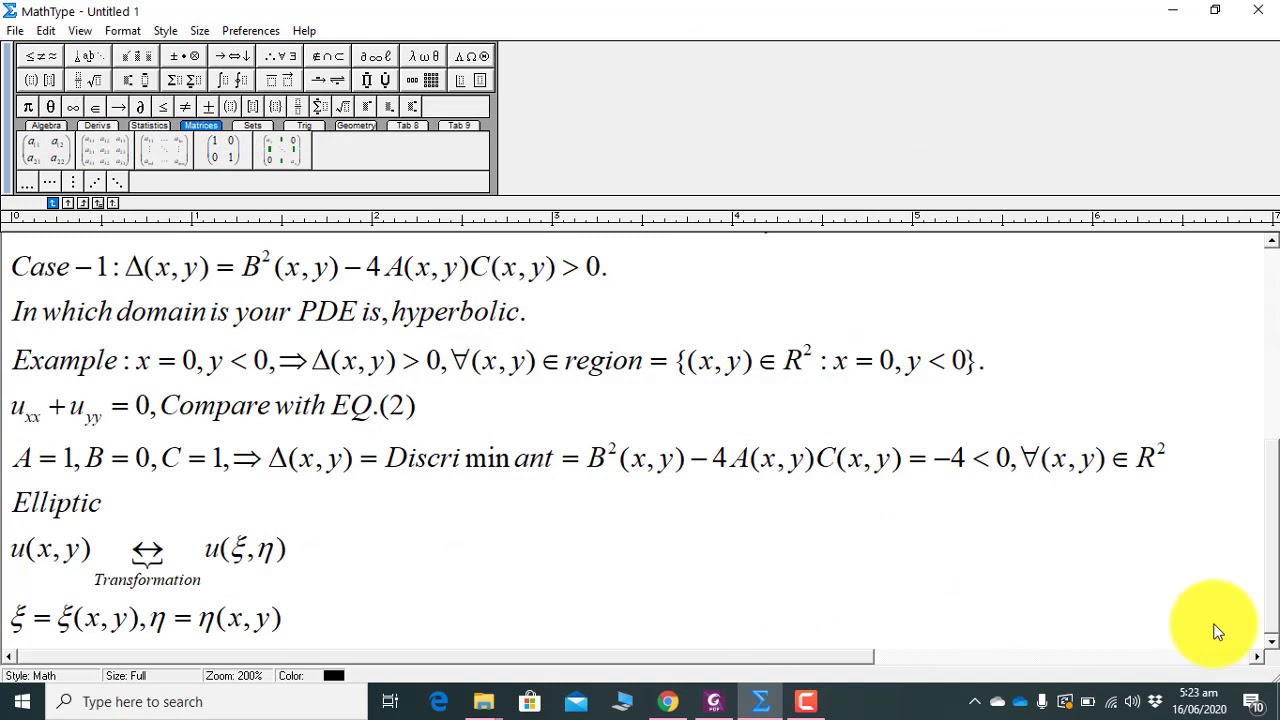 8 -Second order Partial Differential Equations Introduction to Canonical forms