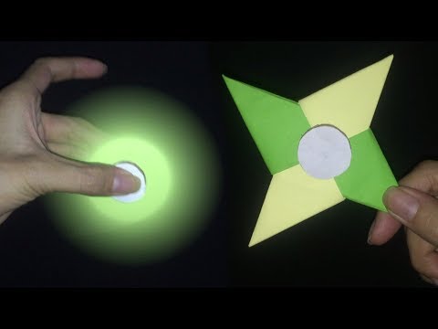 How to make a paper Fidget Spinner Without Bearings