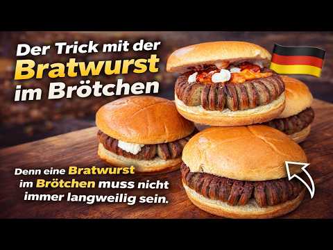 Der Trick mit der Bratwurst im Brötchen - Bratwurst muss nicht langweilig sein | The BBQ BEAR