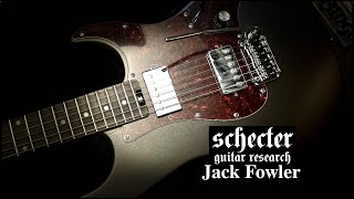 Video thumbnail for A new finish!! The Schecter Jack Fowler Traditional  Black Pearl by Jon is just TOO LouD!!