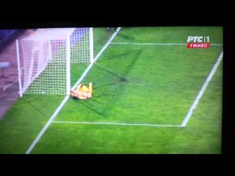 Crvrna zvezda-Partizan 2-1 Vieira 49'