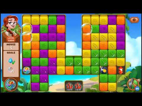 Lost Island Blast Adventure Level 1166 - NO BOOSTERS 🏝️ | SKILLGAMING ✔️