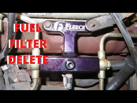 CUMMINS FLEECE FUEL FILTER DELETE NO AIRDOG OR FASS!!