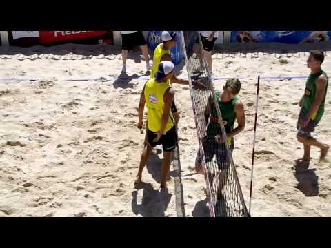 Matchball Hagenbuch/Widmer gegen U17 Weltmeister Breer/Haussener