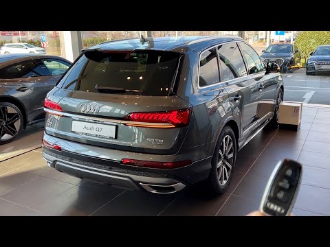 AUDI Q7 S Line 2022 - İLK BAKIŞ ve görsel İNCELEME (dış, iç) 50 TDI Quattro