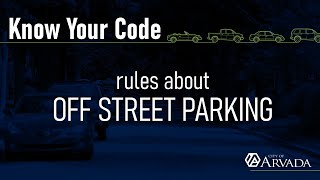 Preview image of Know Your Code - Off Street Parking