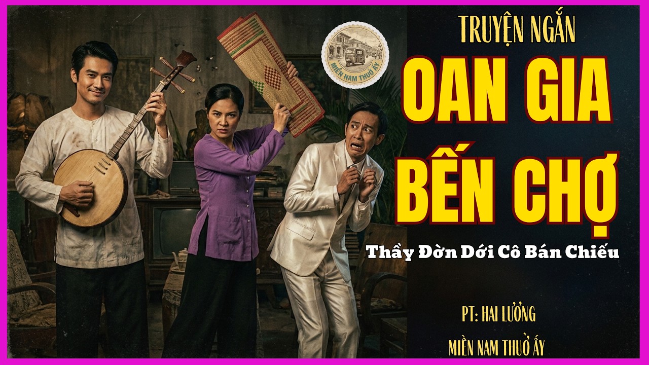 Chuyện Xưa Miền Nam | Oan Gia Bến Chợ – Thầy Đờn Dới Cô Bán Chiếu | Nghe Là Ngon