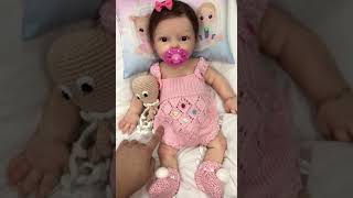 Bebê Reborn Silicone Sólido indo pra casa da Mamãe ( Mama e faz xixi)