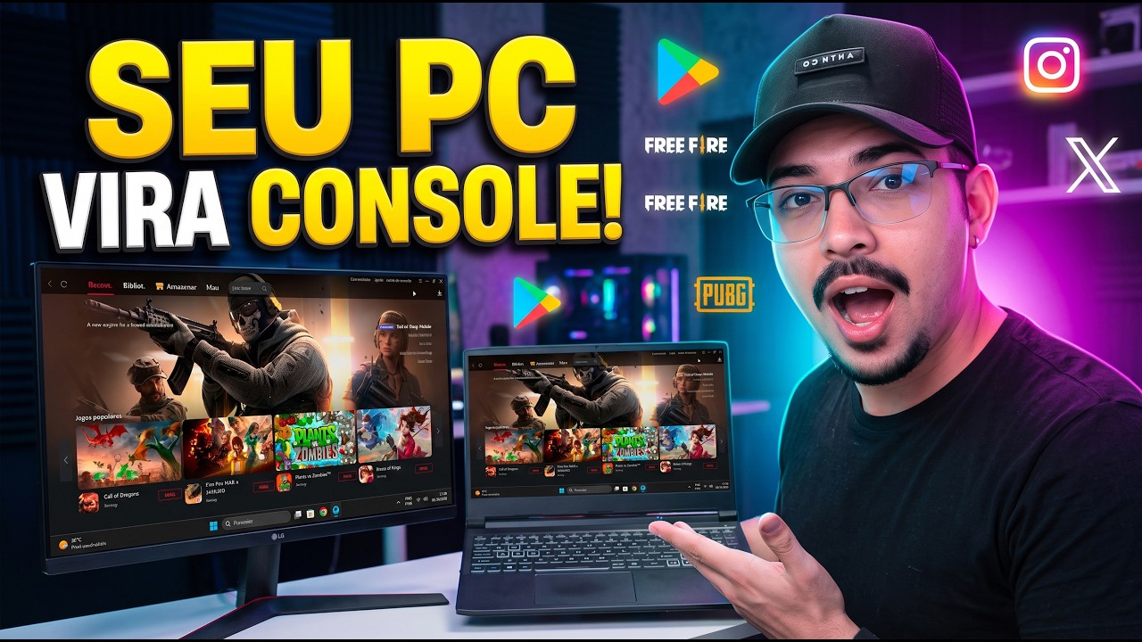 Como Transformar SEU PC numa Estação Android (Apps, Jogos)
