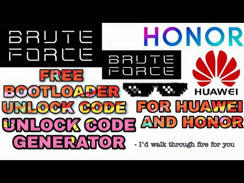 HUAWEI HONOR FREE BOOTLOADER UNLOCK CODE 2023 GENERATOR METHOD