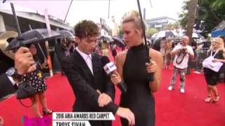 Troye Sivan Interview at the 2016 ARIAs - The Loop