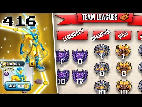 VOLTAIK PATH 2396 FICHAS Y LIGAS DE EQUIPO!! - Monster Legends #416