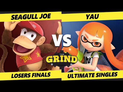 The Grind 222 Losers Finals - yau (Inkling) Vs. Seagull Joe (Palutena, Diddy Kong) Smash Ultimate