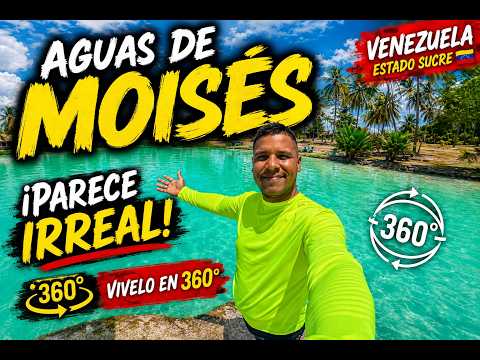 Así se ve el paraíso venezolano en 360° 🌴💧 Aguas de Moisés - Estado Sucre