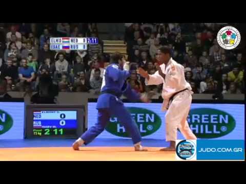 Judo Grand Prix Amsterdam 2011 Final -73kg ELMONT Dex (NED)-ISAEV Mansur (RUS)