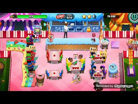Diner dash level 173 Bintang 3 - Candy Carnival