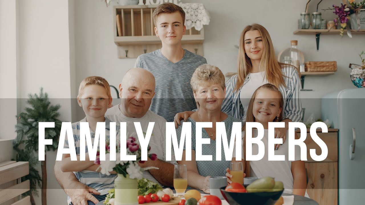 Family Members English Vocabulary