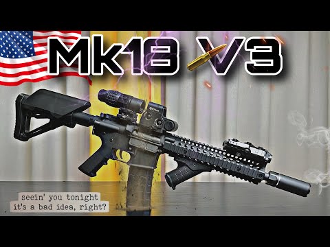 The Mk18 Mod1 v3 Full Auto Blowback Realistic Gel blaster #2024