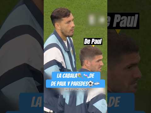 La CABALA🍬de PAREDES🇦🇷y DE PAUL🇦🇷con CARAMELOS🍭