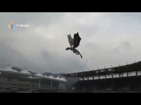 Elder Dragon enters the stadium - Worlds 2019 Grand Final Opening Ceremony