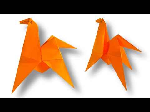 Easy Way To Make paper Horse  Origami Paper Horse  Daily Craft Hack
