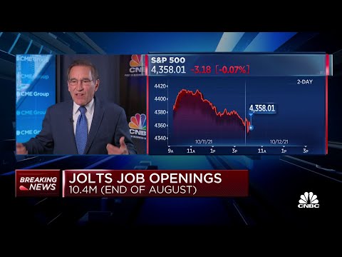 August JOLTS data shows 10.4 million job openings