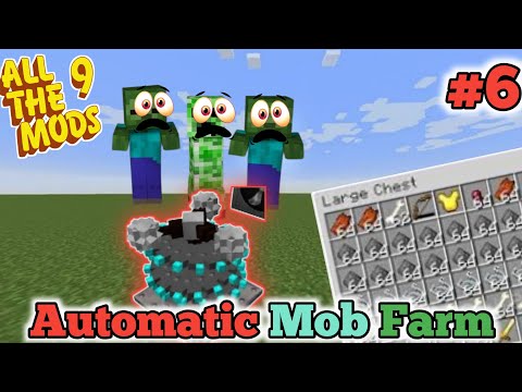 EPIC XP FARM - Ultimate Mob Grinder | All The Mods 9
