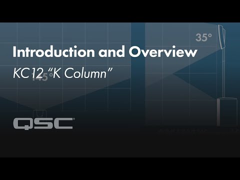 QSC KC12 K Column Powered Loudspeaker with Free QSC KC Speaker Cover! image 3
