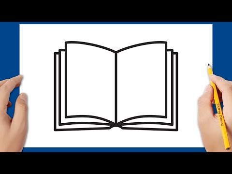 Comment dessiner un livre ouvert