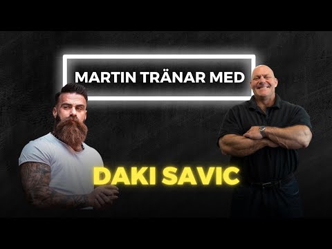 Martin tränar med: Daki Savic