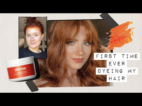 OVERTONE REVIEW + DYEING MY RED HAIR FOR THE FIRST...