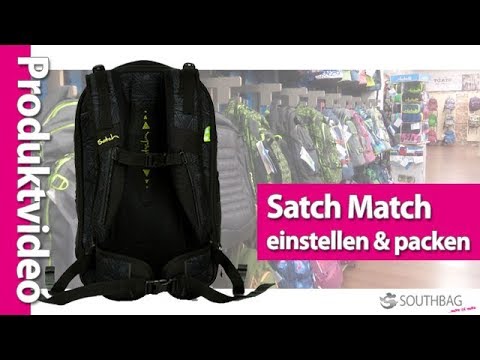 Satch Match Schulrucksack - richtig einstellen und bepacken