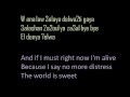 El Donia Helwa arabic/english lyrics by Nancy ...
