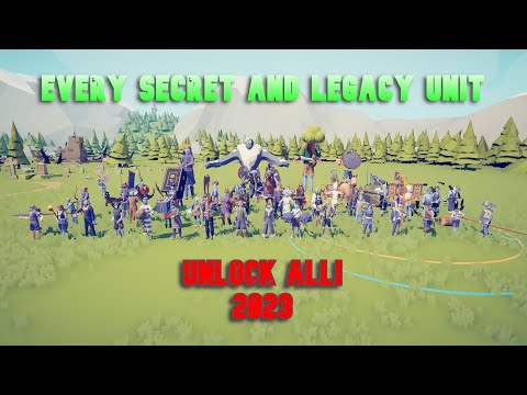 How to Unlock EVERY Secret and Legacy Unit In TABS
