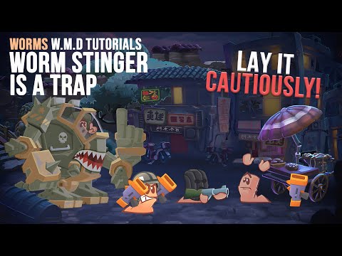 Worm Stinger Is a Trap | Tips, Tricks & Tactics🧭| Worms WMD Tutorials🎥