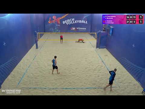 12:50 D. Svyrydenko / I. Skrynnik - I. Datsiuk / V. Antoniuk 10.12.2022 | Winners Beach Volleyball