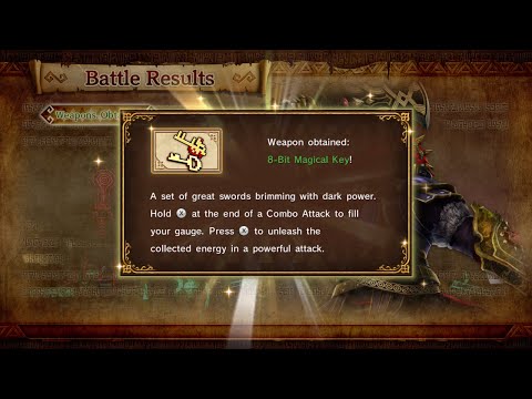 Hyrule Warriors Twilight Map - Unlock The Demon King Ganondorf's 8-Bit Magical Key Weapon Video