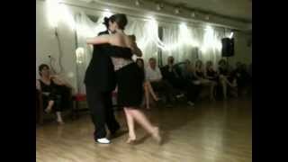 Anna Sol & Aldo Velásquez, tango, El adios - Fransisco Canaro, Tangotek Malmö, March 2013