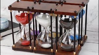 Large Hourglass Timer 60 Minute, Decorative Wooden Sandglass Review