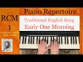 Early One Morning arr. by Frederick Silvester - RCM 1 Piano Repertoire